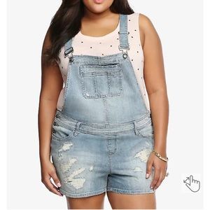 Torrid Denim Short Overalls!